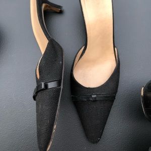 Kate Spade Short Black Heels!
